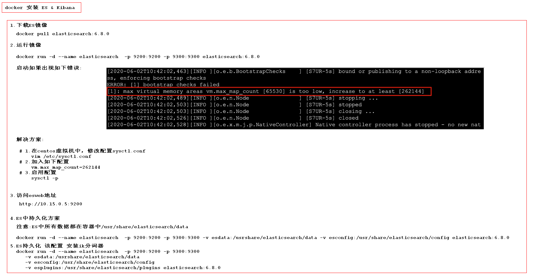 18.docker 中安装 ES 服务
